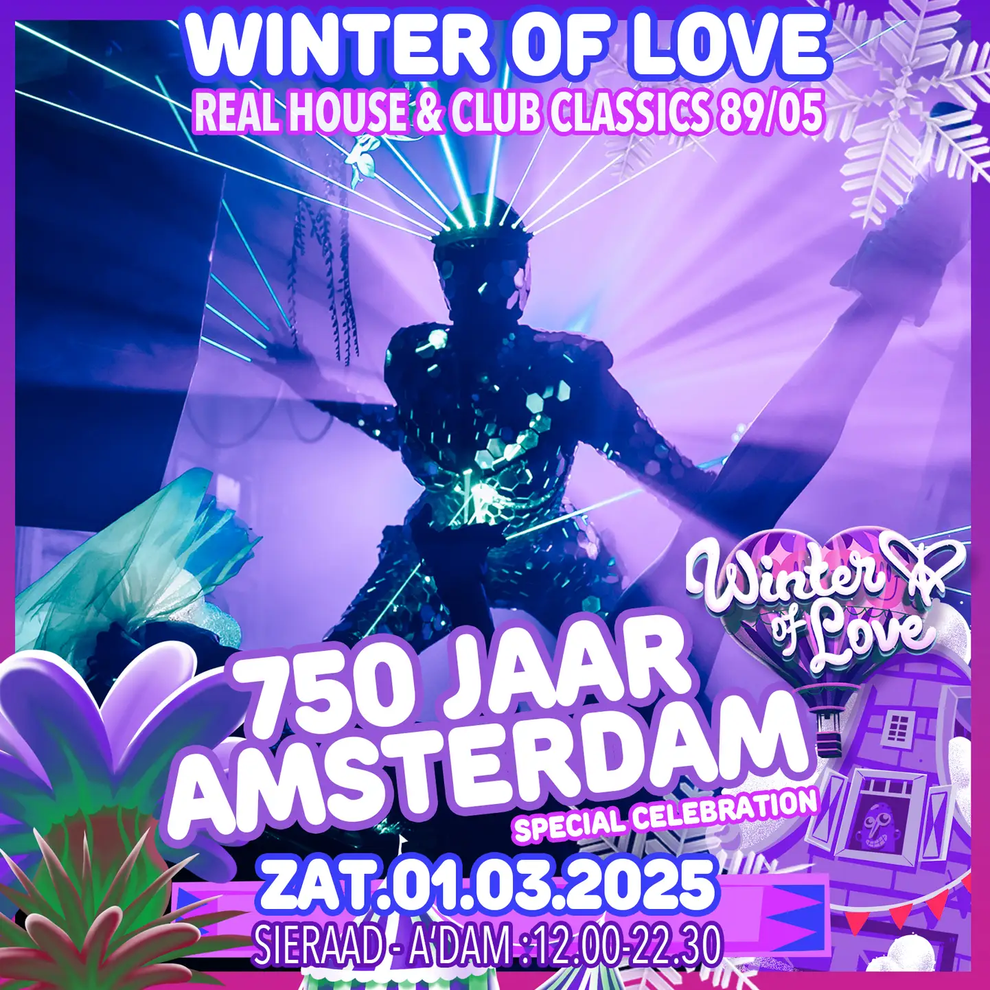Winter of Love Amsterdam 750 jaar Celebration