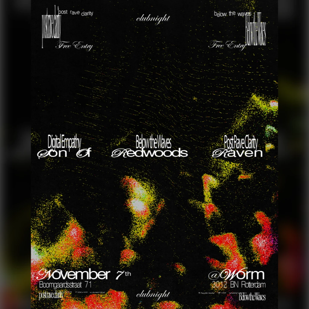 Post Rave Clarity x Below the Waves Club Night