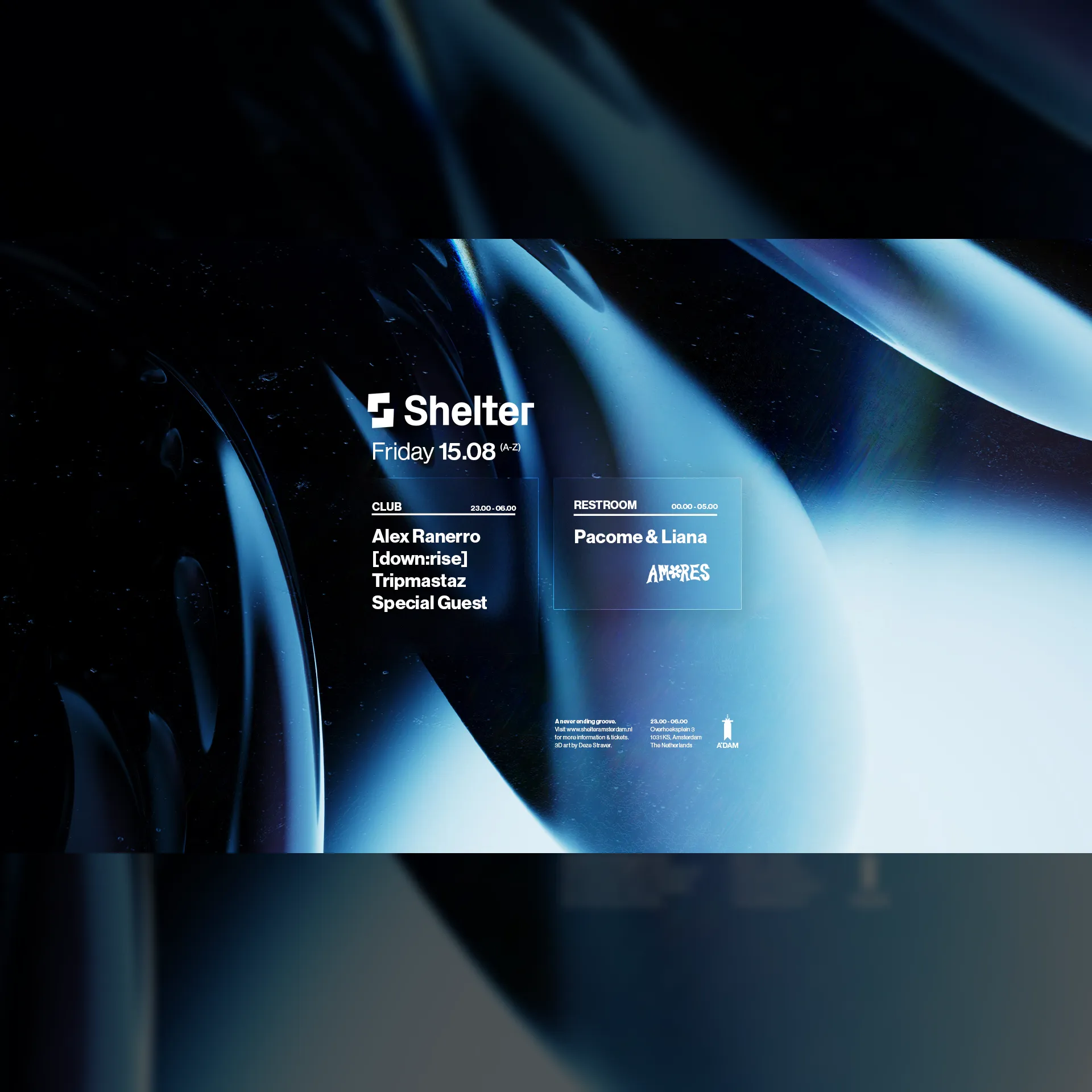 Tripmastaz, Alex Ranerro, [down:rise] + secret guest TBA