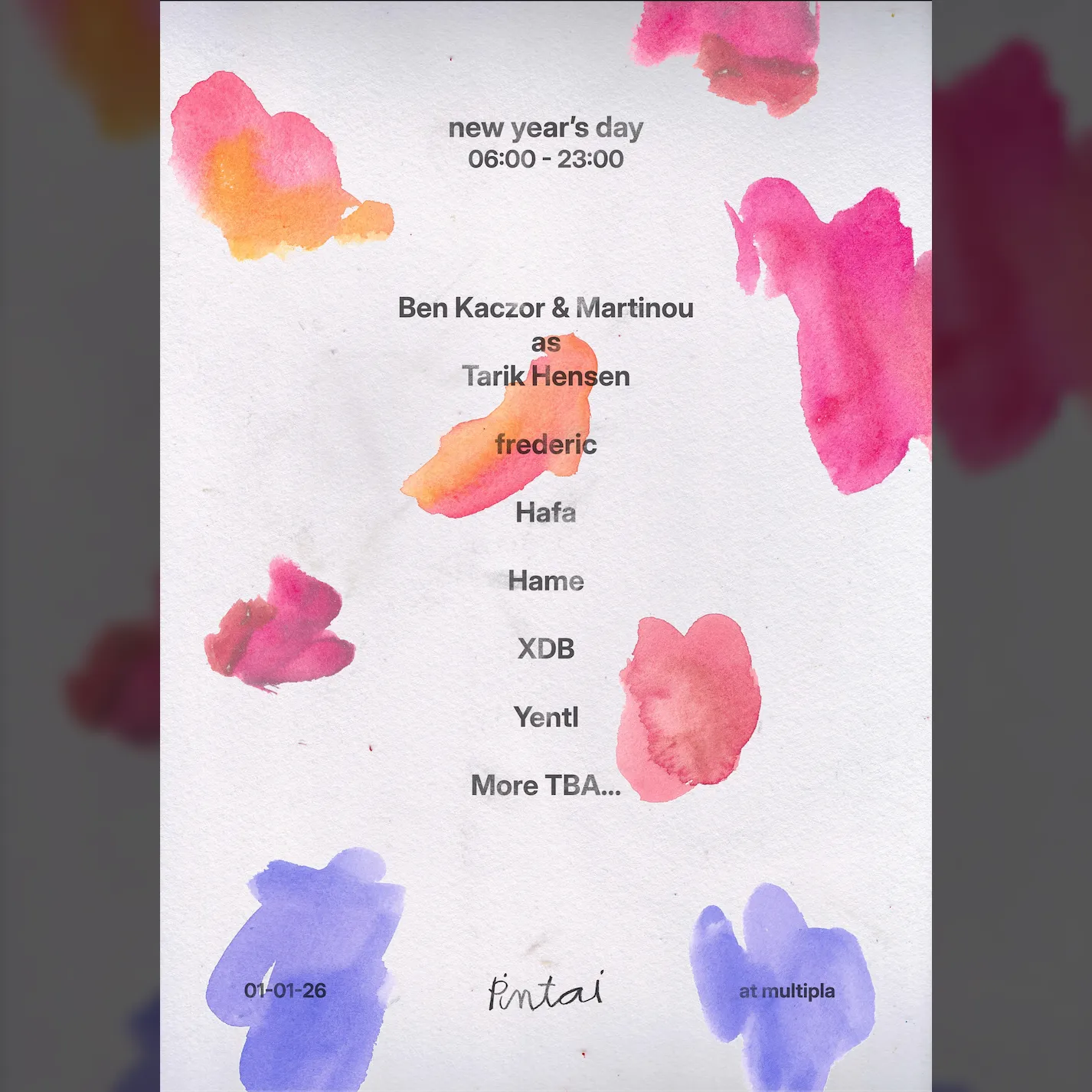 Pintai - New Year's Day