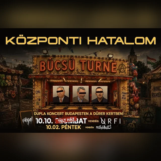 Központi Hatalom - Búcsú turné - Központi Hatalom