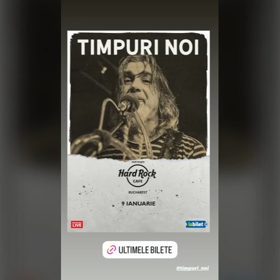 Concert Timpuri Noi la Hard Rock Cafe
