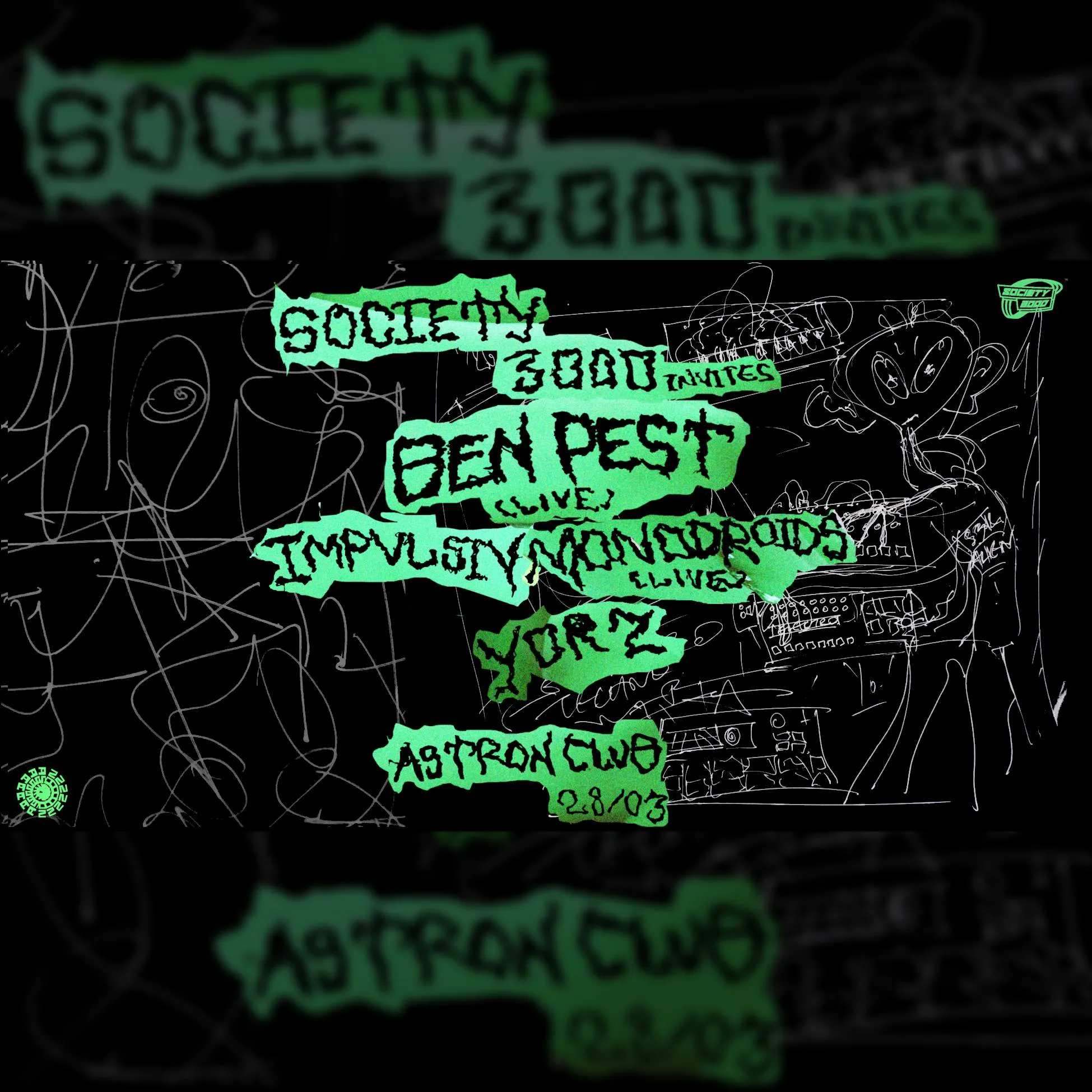 SOCIETY 3000 with Ben Pest (Live)