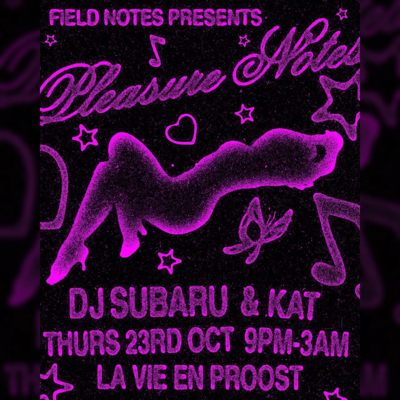 Field Notes presents... Pleasure Notes