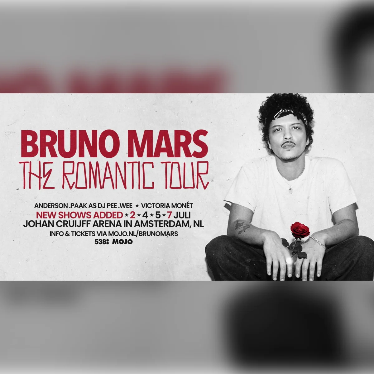 Bruno Mars - The Romantic Tour 