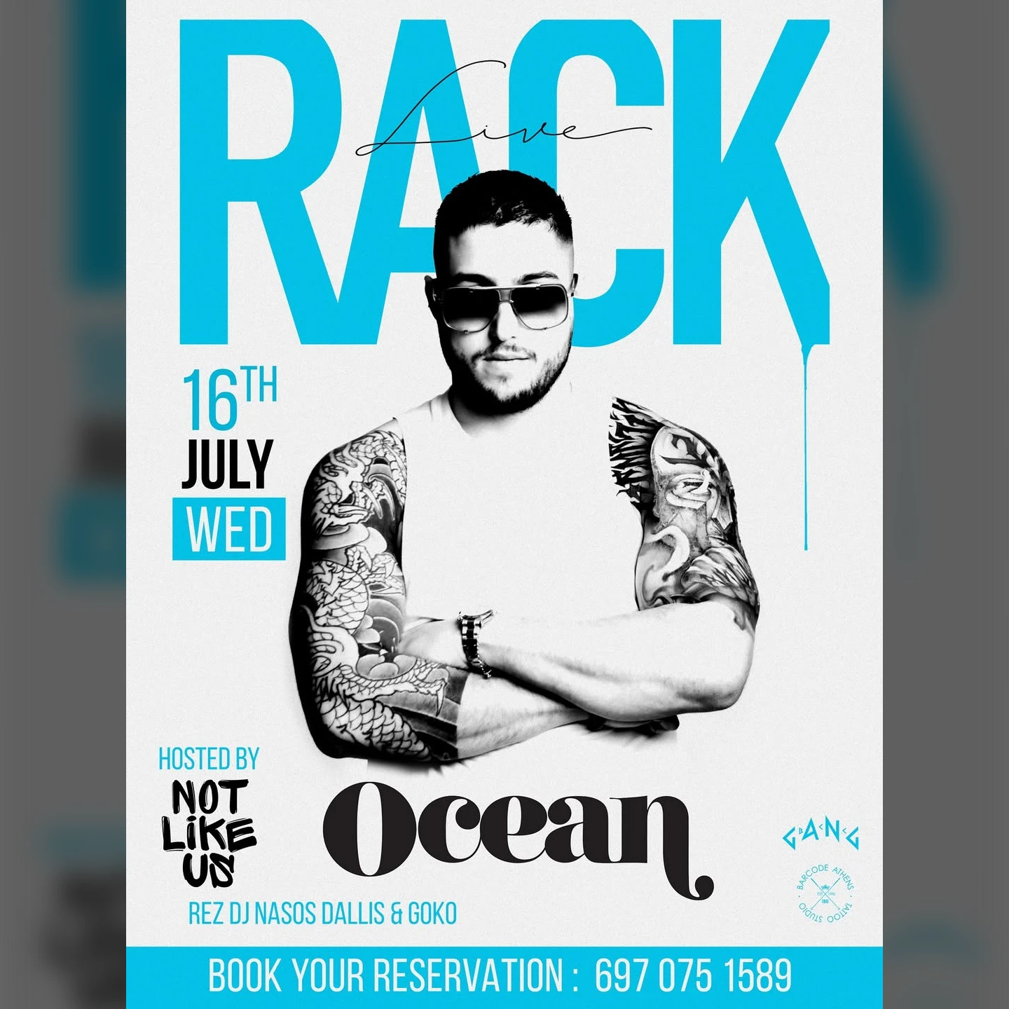 OCEAN PRESENTS RACK.