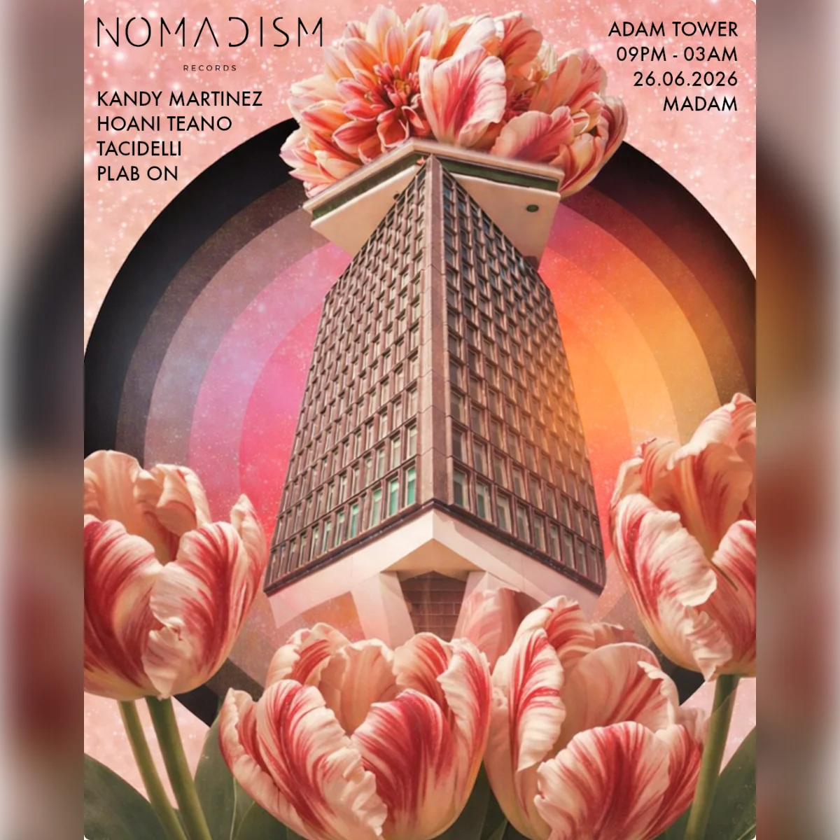 Madam by Night invites: Nomadism Records