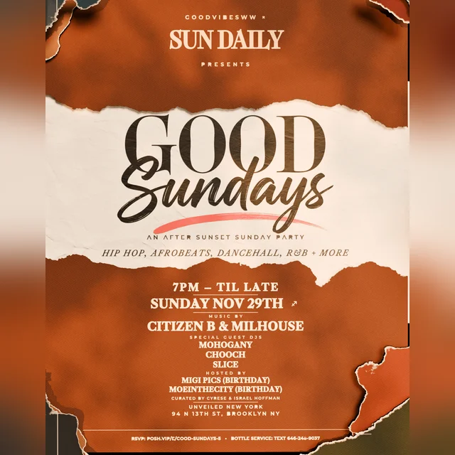 Good Sundays - Mohogany