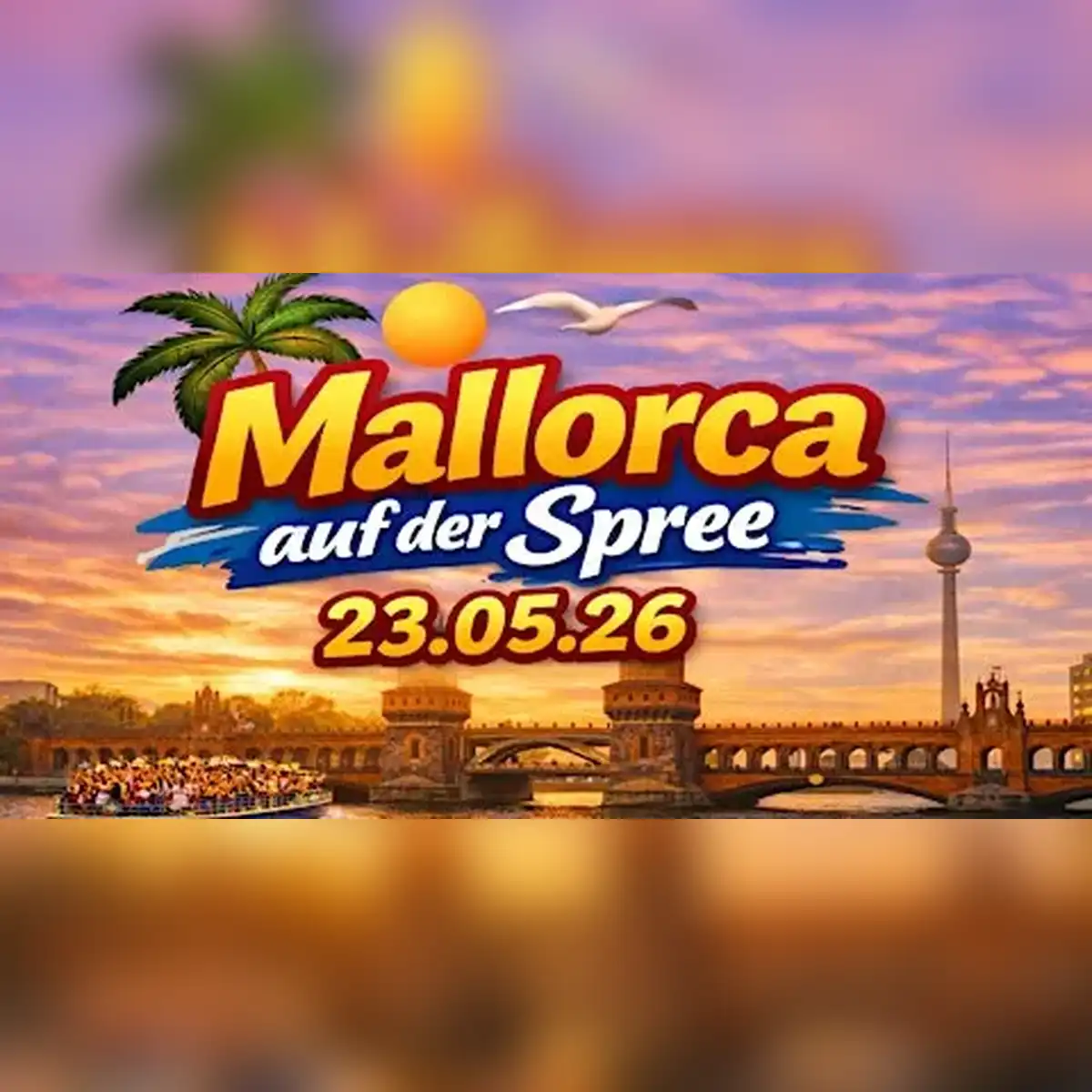 Mallorca auf der Spree / Party Bootstour