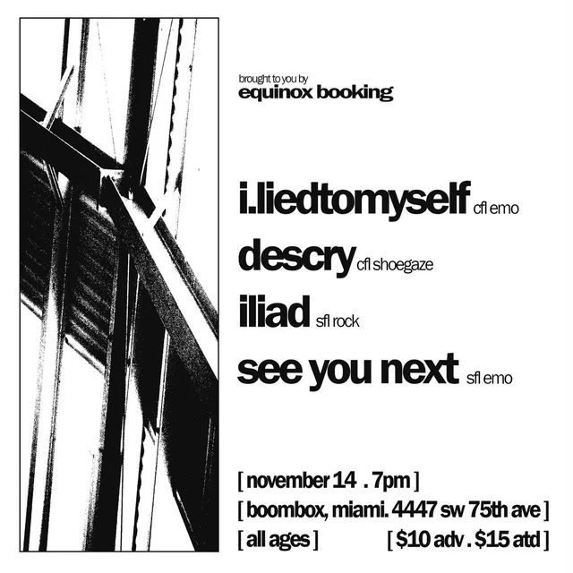 i.liedtomyself, Descry, Iliad, See You Next - Iliad