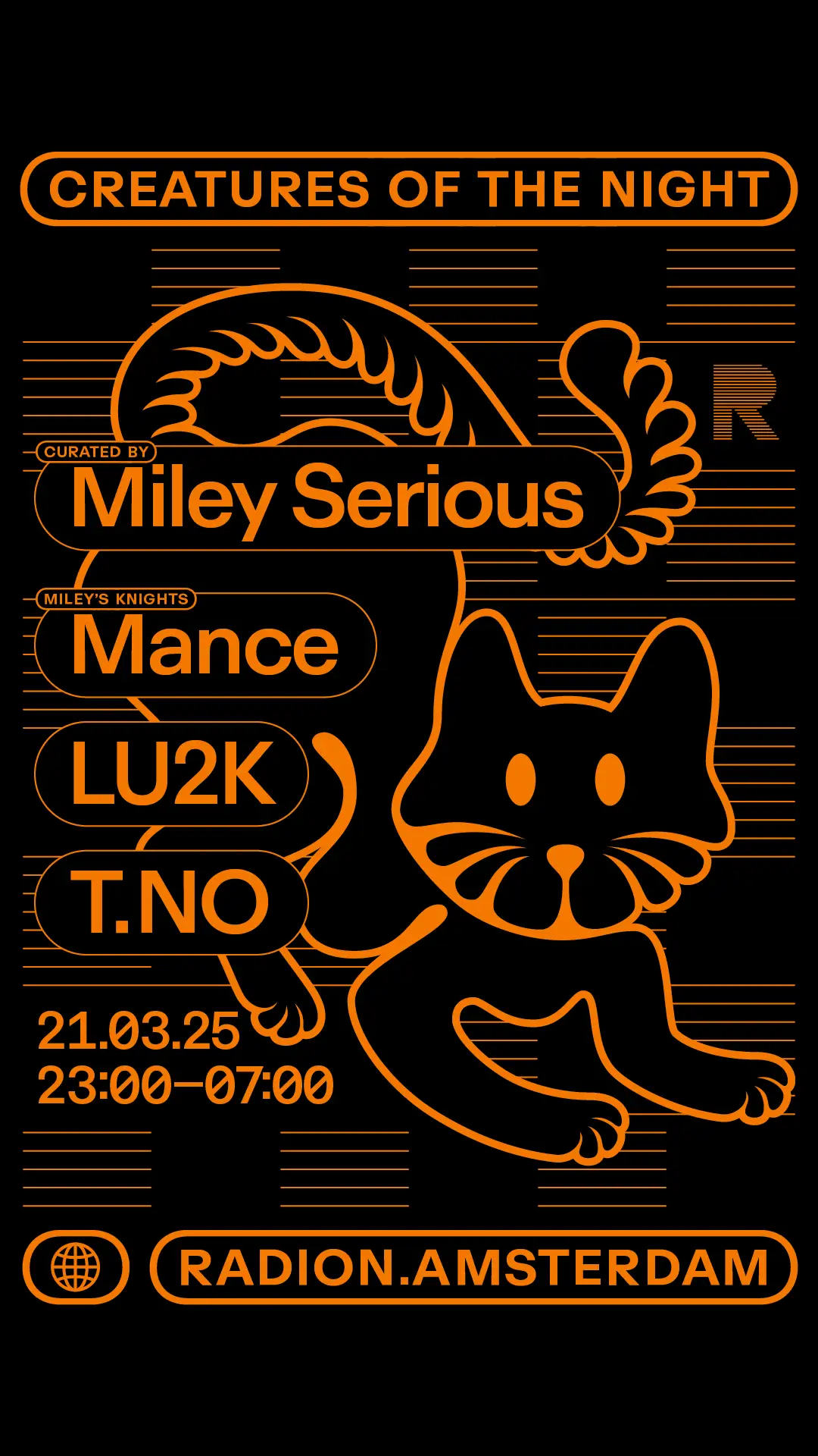 Creatures of the night: Miley Serious