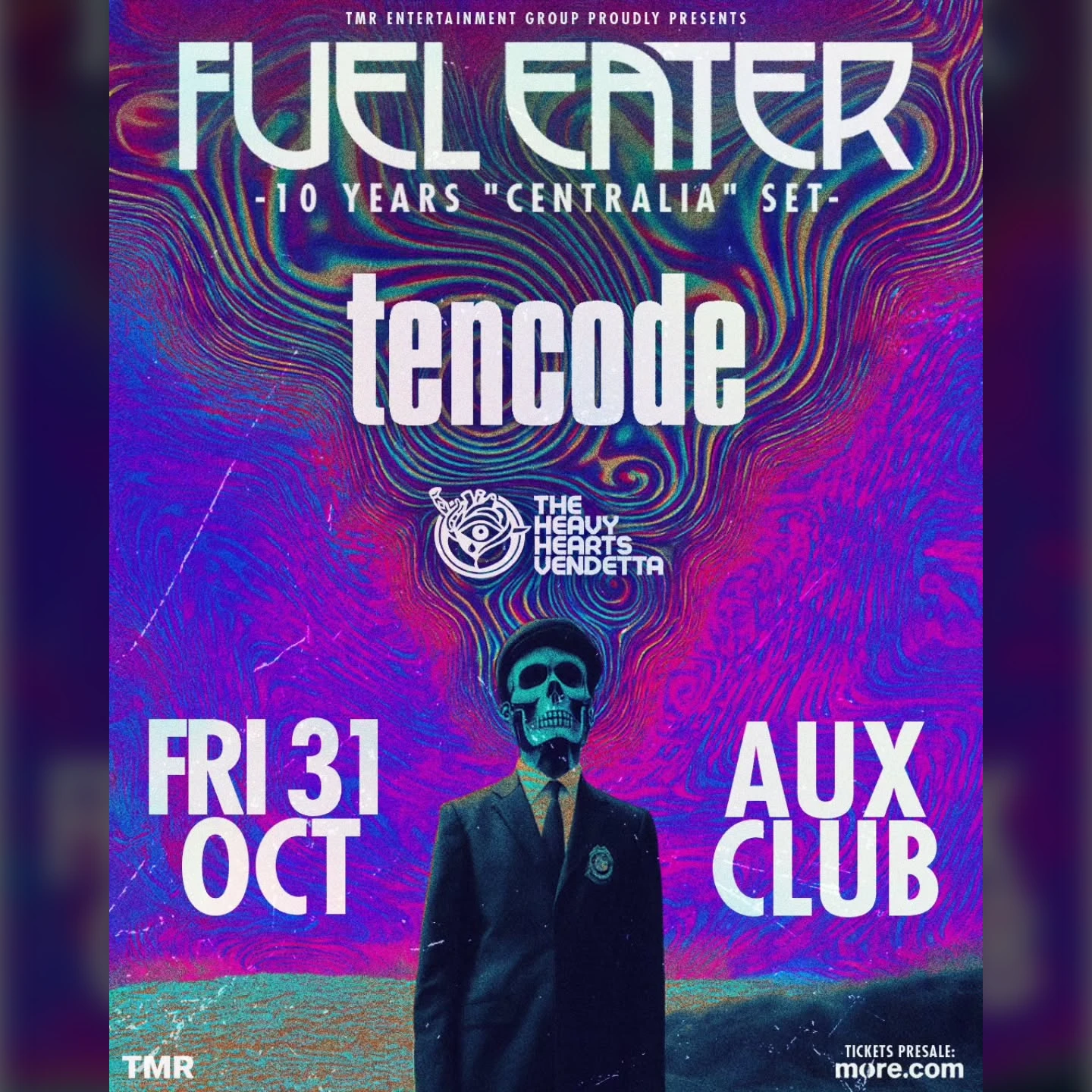 FUEL EATER w/ 10CODE + THE HEAVY HEARTS VENDETTA • AUX CLUB