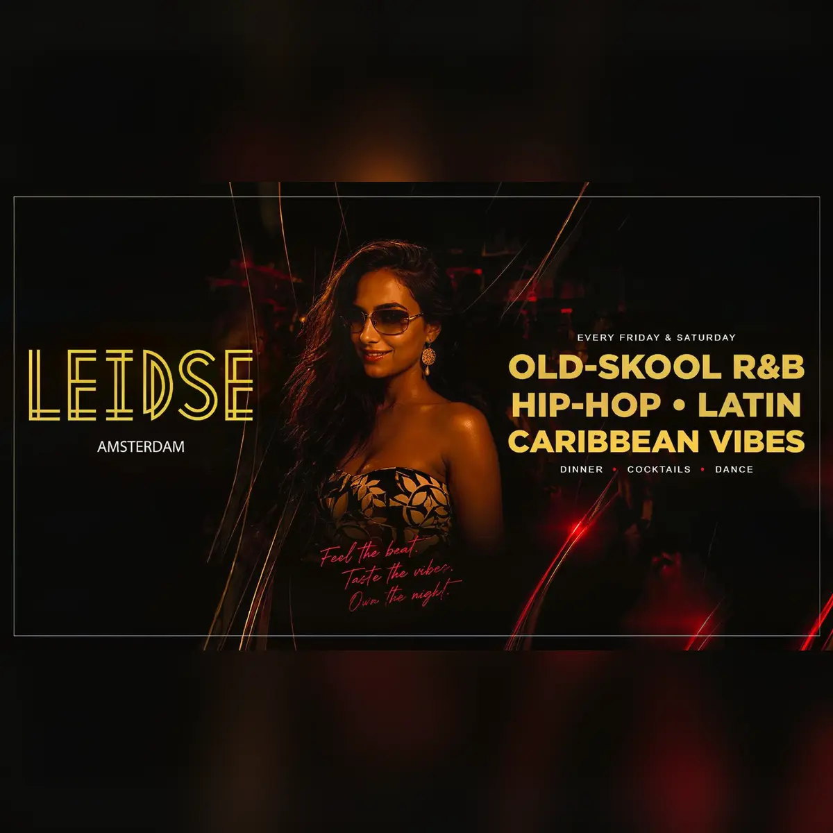 OLD-SCHOOL R&B • HIP-HOP • LATIN • CARIBBEAN VIBES