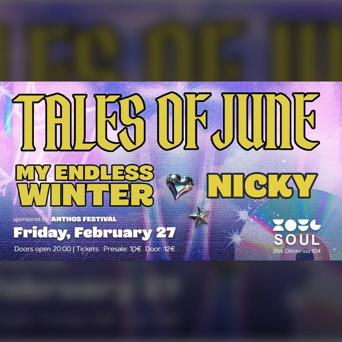 XAMENOI MES’ STON IDIO OURANO | Tales of June w/ My Endless Winter, Nicky |