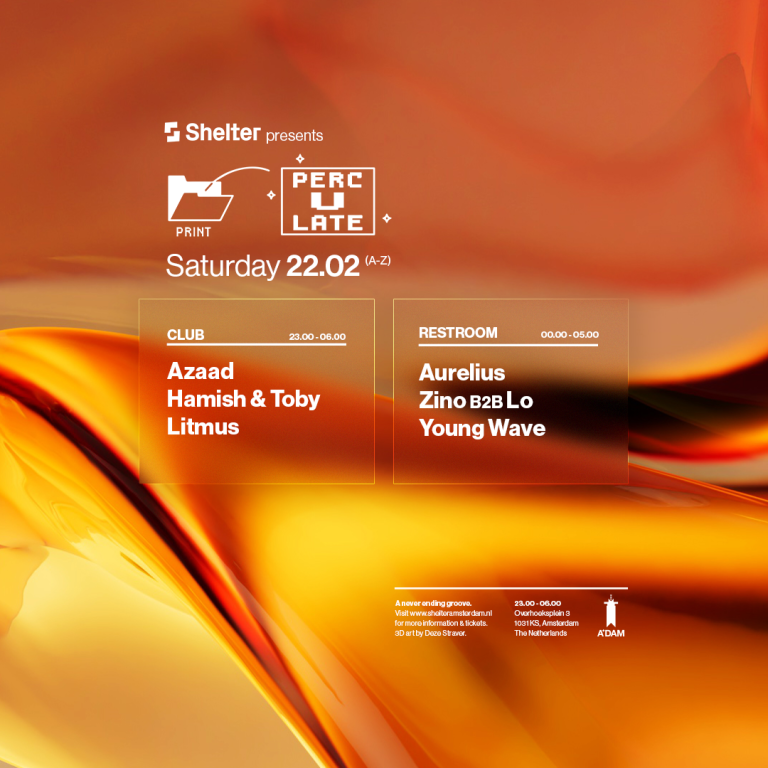 Perc U Late | Azaad, Hamish & Toby, Litmus & more