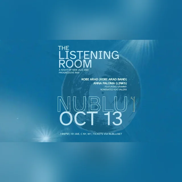 The Listening Room: Kobi Arad, Anna Paloma - Kiki Valera