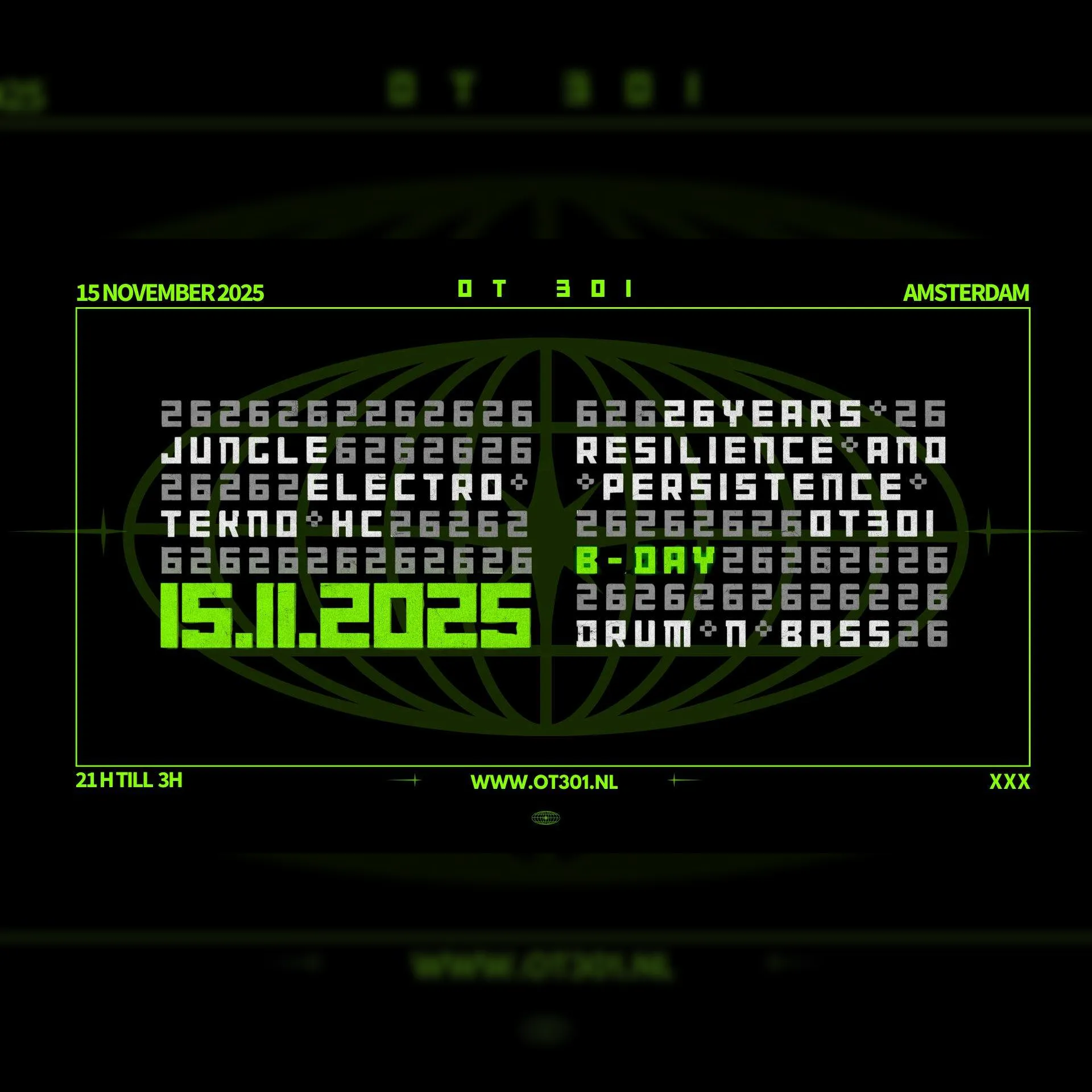 OT301 = 26 anniversary