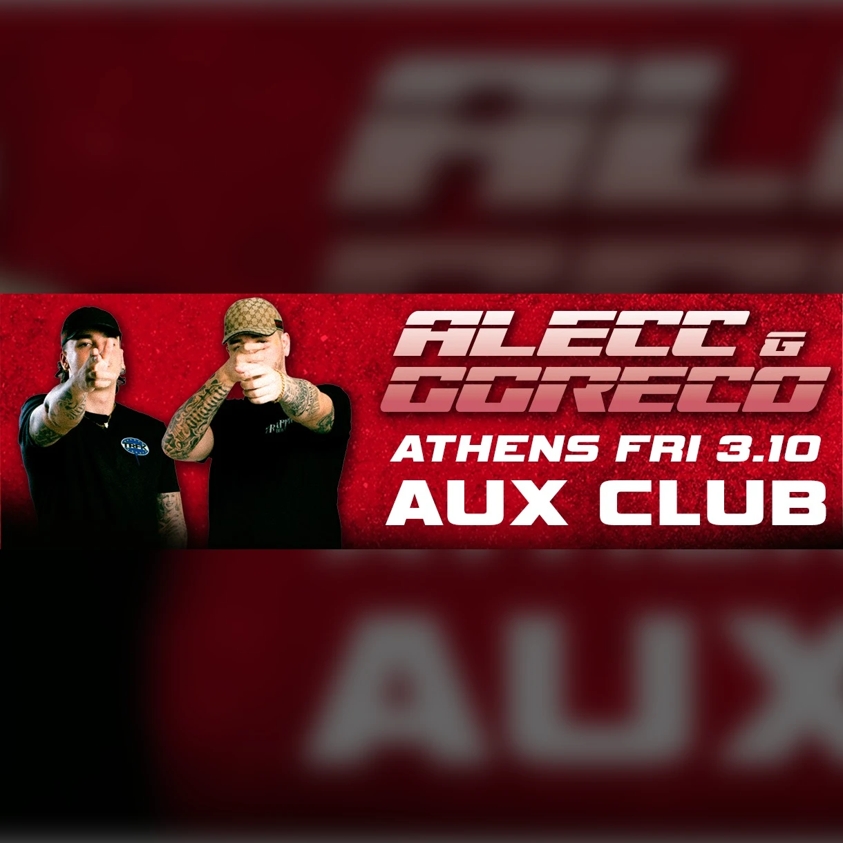 Alecc & Ggreco live στην Αθήνα