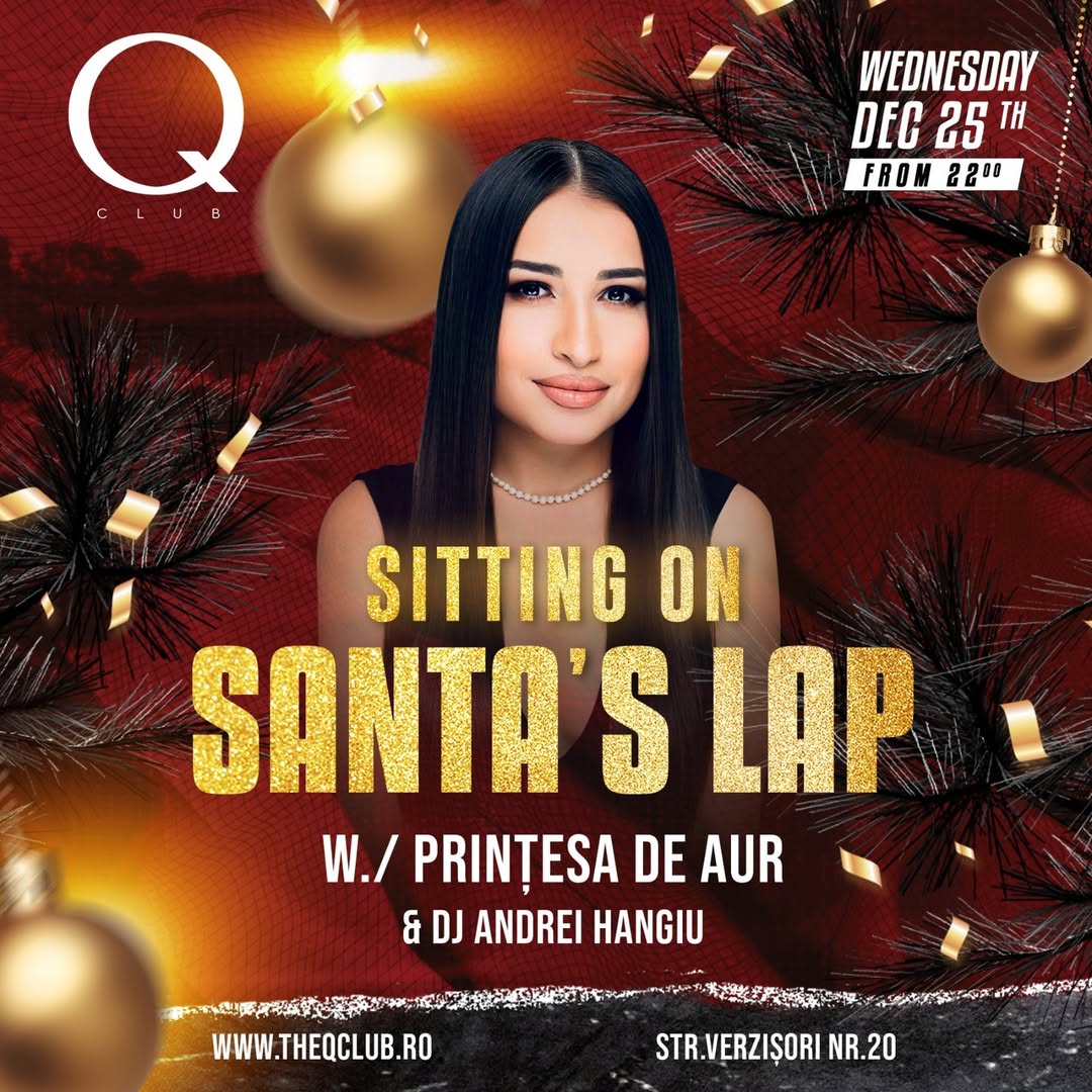 SITTING ON SANTA'S LAP