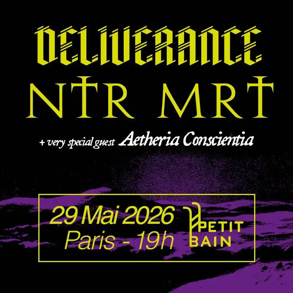Deliverance + Nature Morte + Aetheria Conscientia