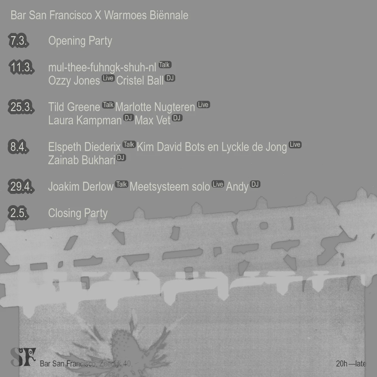 San Francisco x Warmoes Biënnale