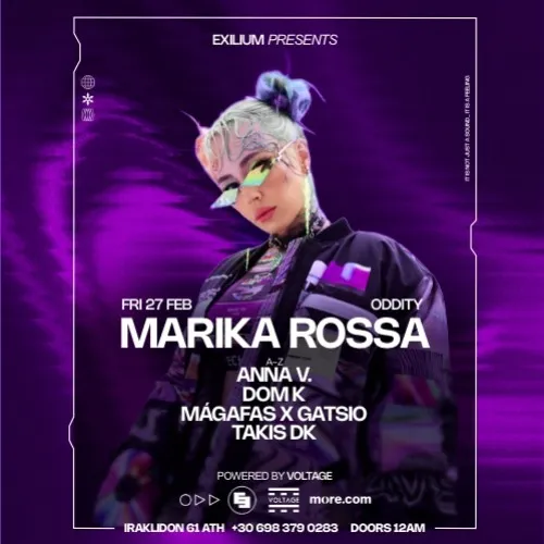Exilium pres. Marika Rossa at Oddity Athens