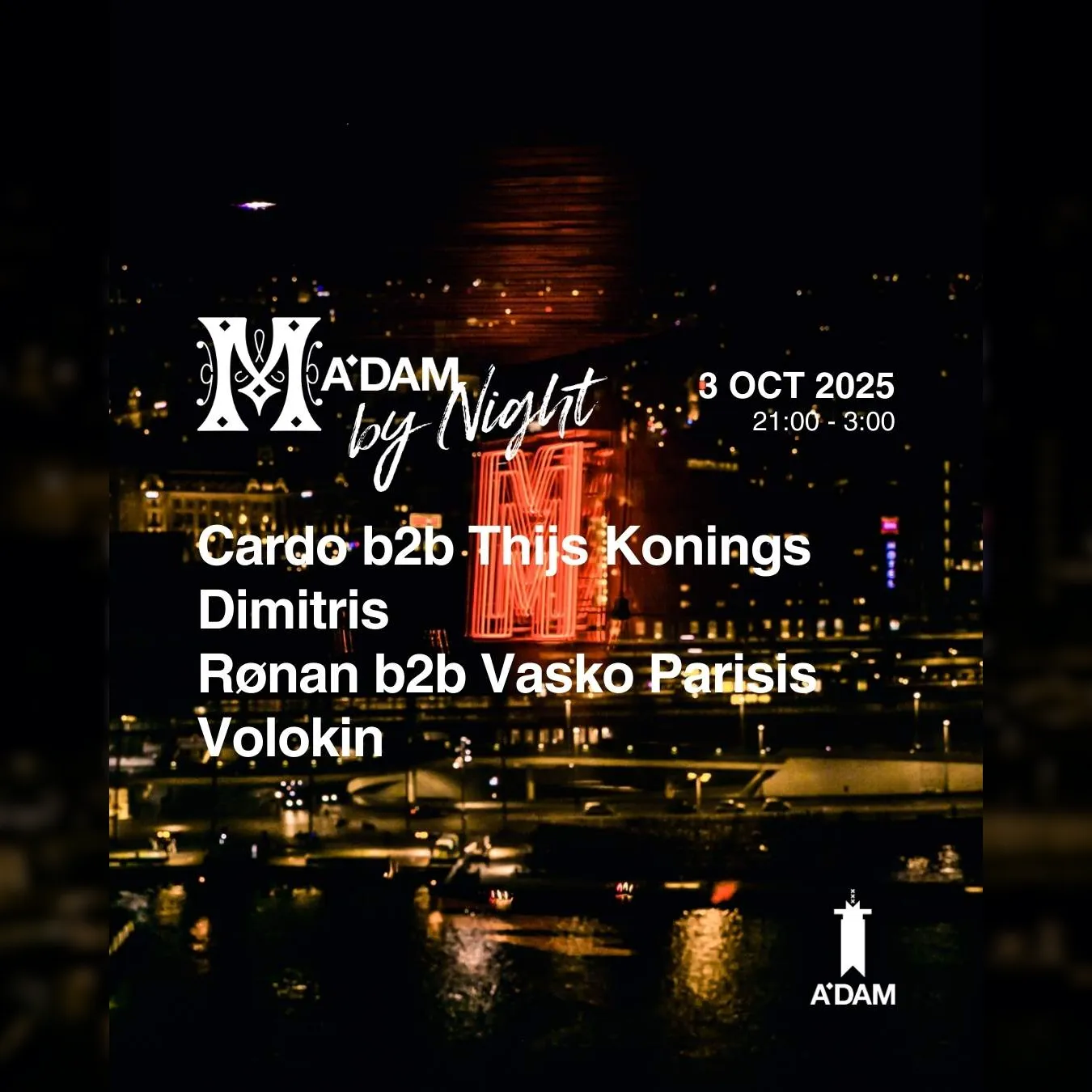 Madam by Night invites: Pineapple Project