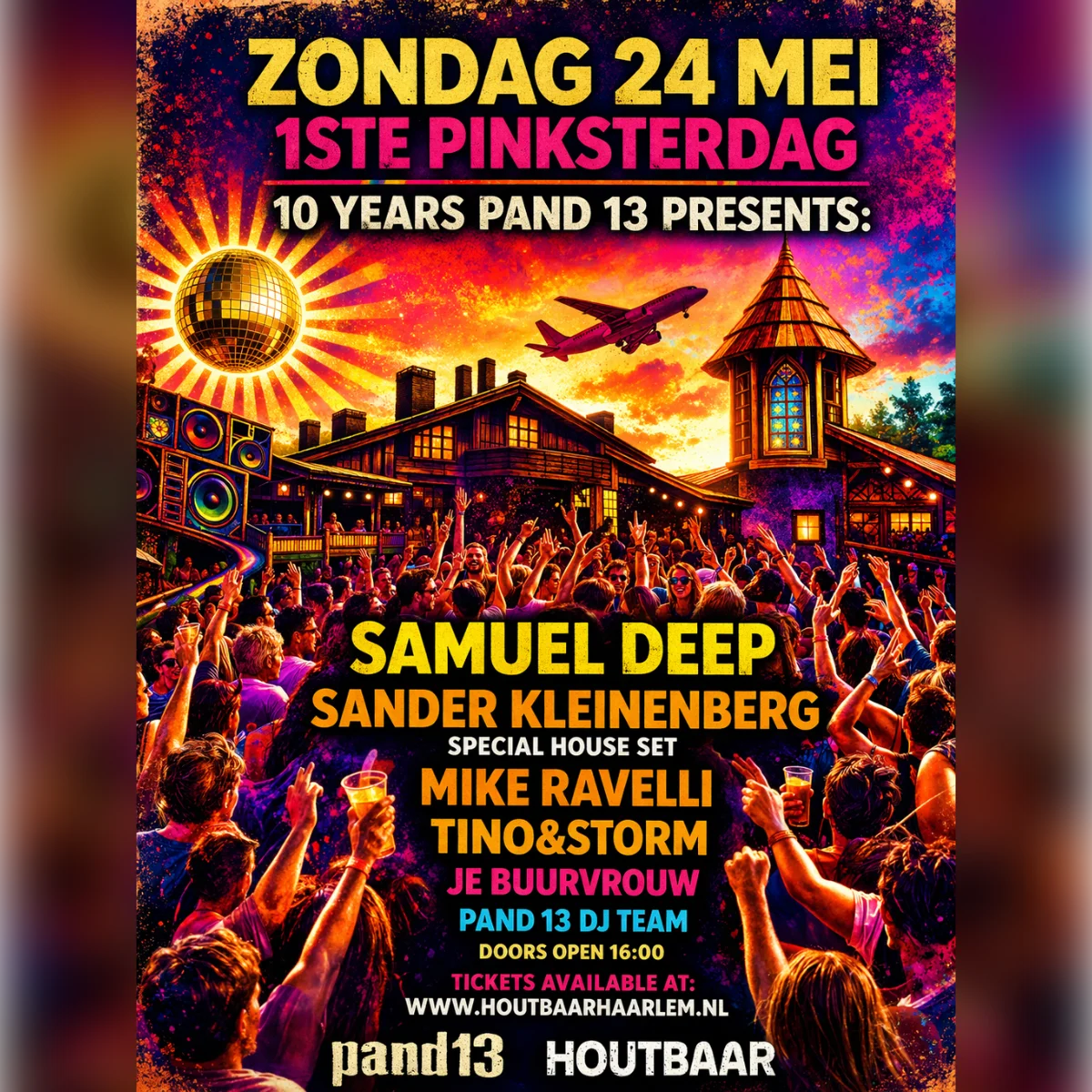 Pand13 Presents: 10 YEARS Anniversary w/ Samuel Deep, Sander Kleinenberg