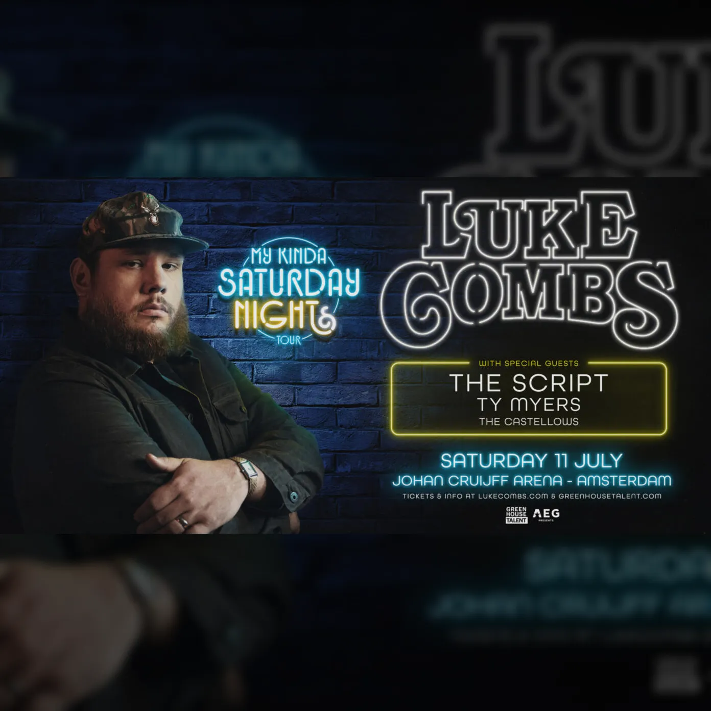 Luke Combs - My Kinda Saturday Night Tour