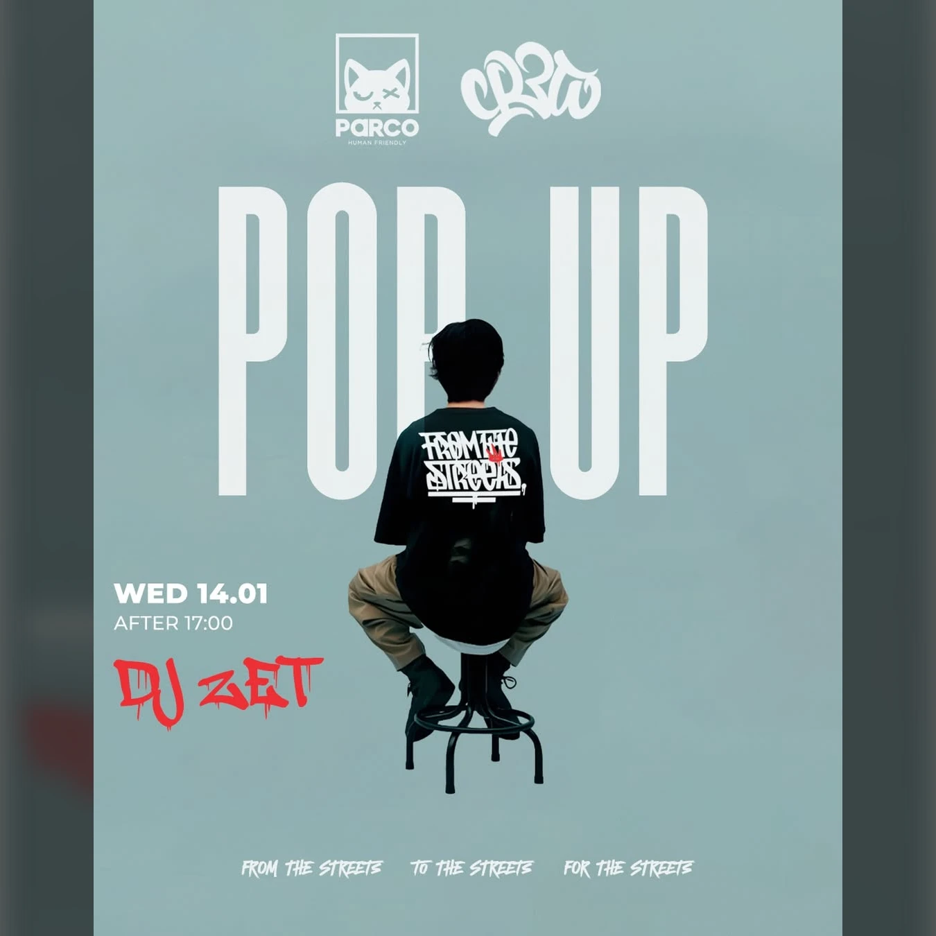 CREW FROM THE STREETS POP UP