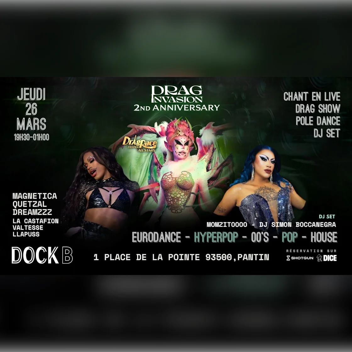 Drag Invasion – 2eme Anniversaire