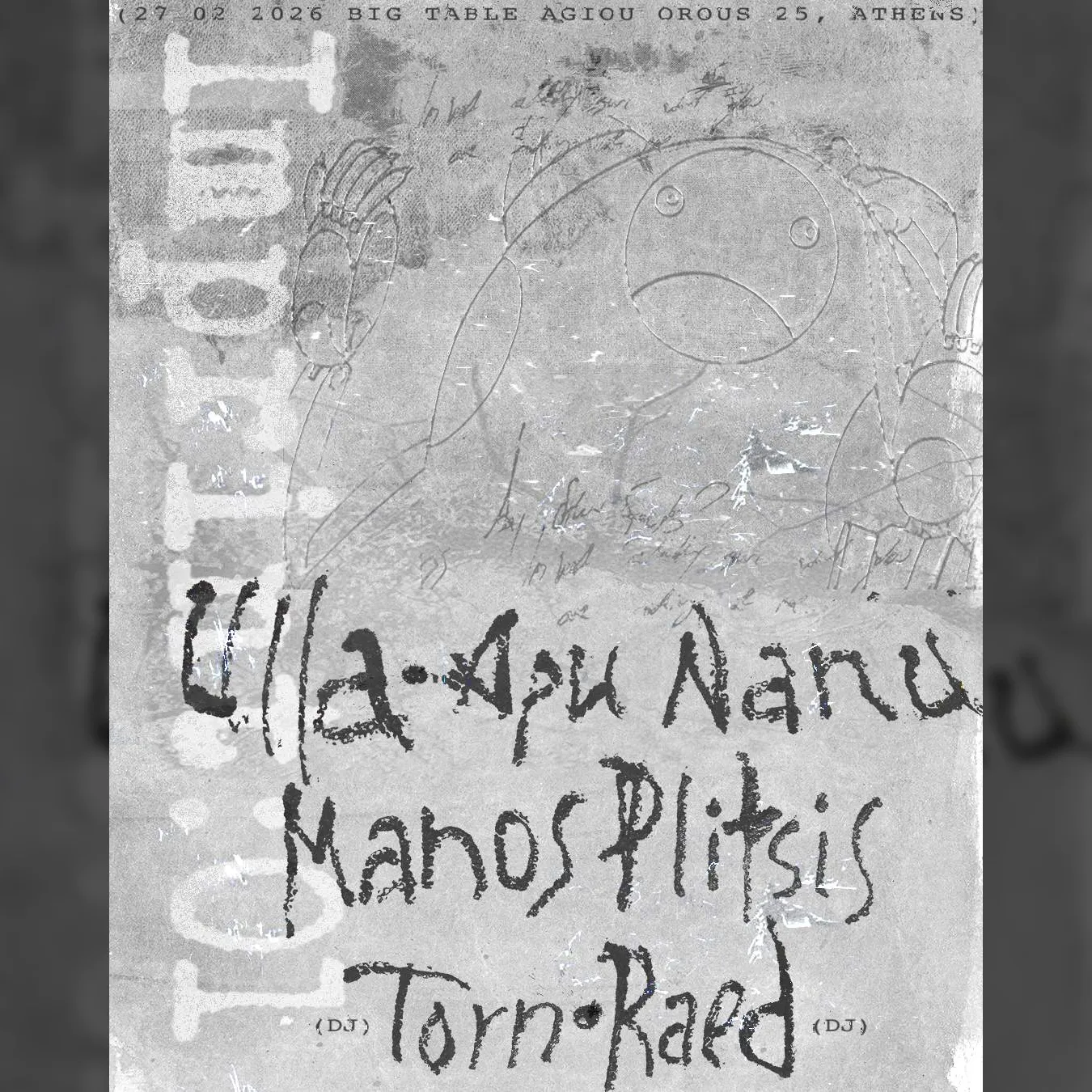 Imprint: 01 W/ Ulla, Apu Nanu, Manos Plitsis, Raed, Torn