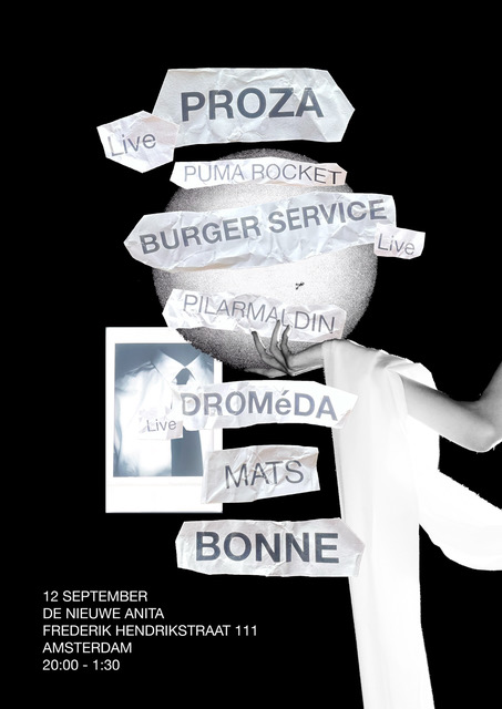 Live: Proza, DROMéda en Burger Service