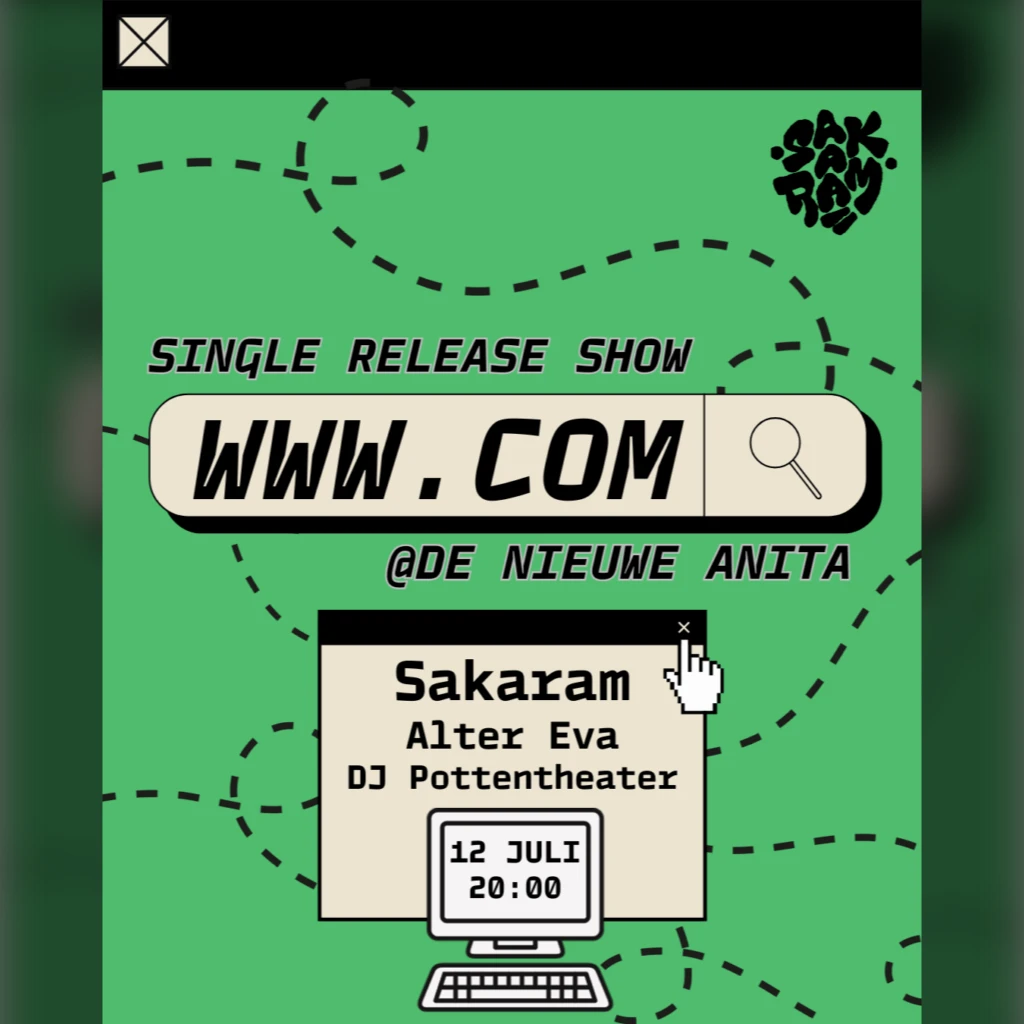 Single Release Sakaram, support Alter Eva