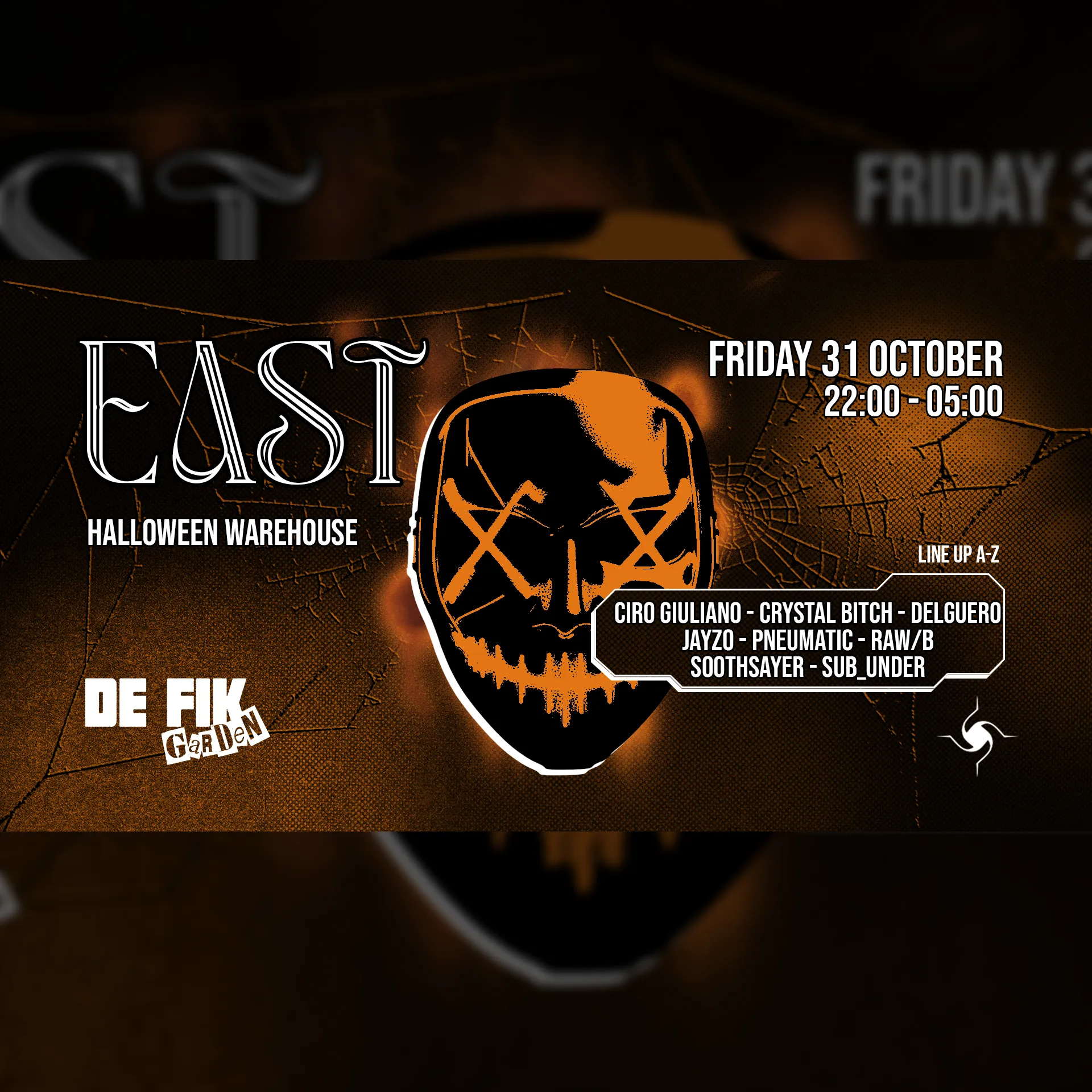 EAST Techno Collective - Halloween Warehouse