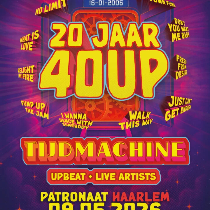 20 Jaar 40UP: Tijdmachine Tour