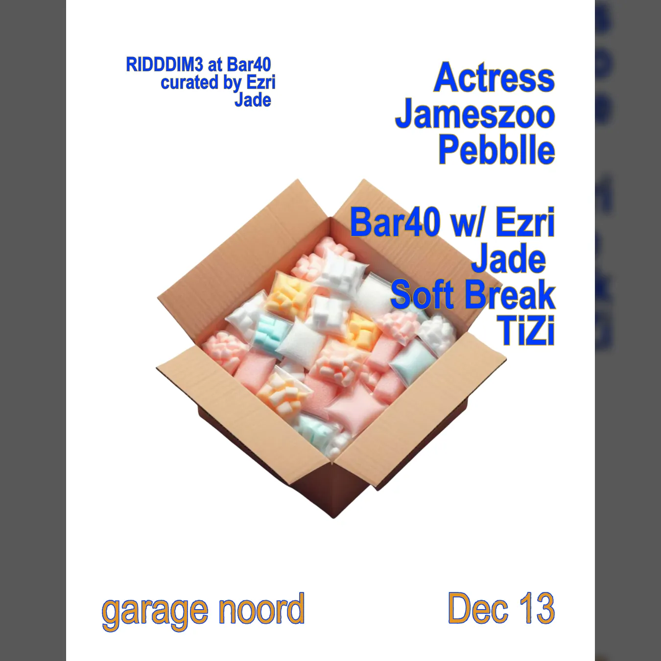 Wiggle Room with Actress, Jameszoo, Pebblle + Bar40 hosted by RIDDDIM3