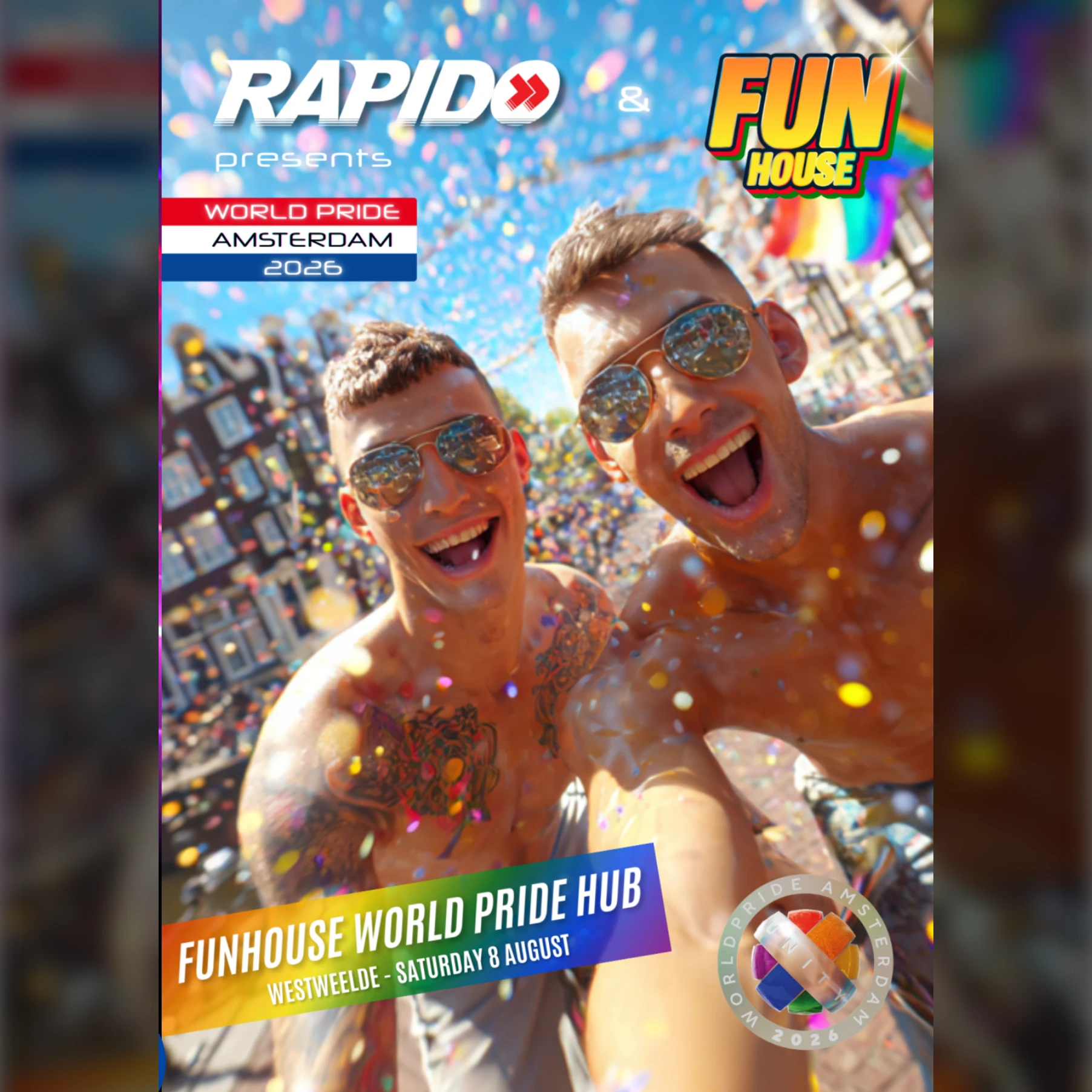 Funhouse XL - World Pride Amsterdam 2026 - Closing Night - WestWeelde