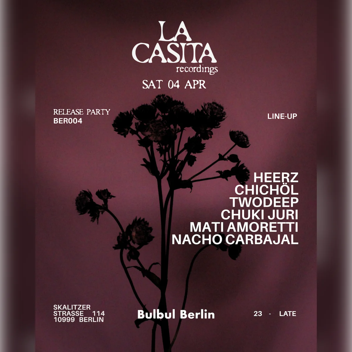 La Casita Recordings - VA 002 Release Party