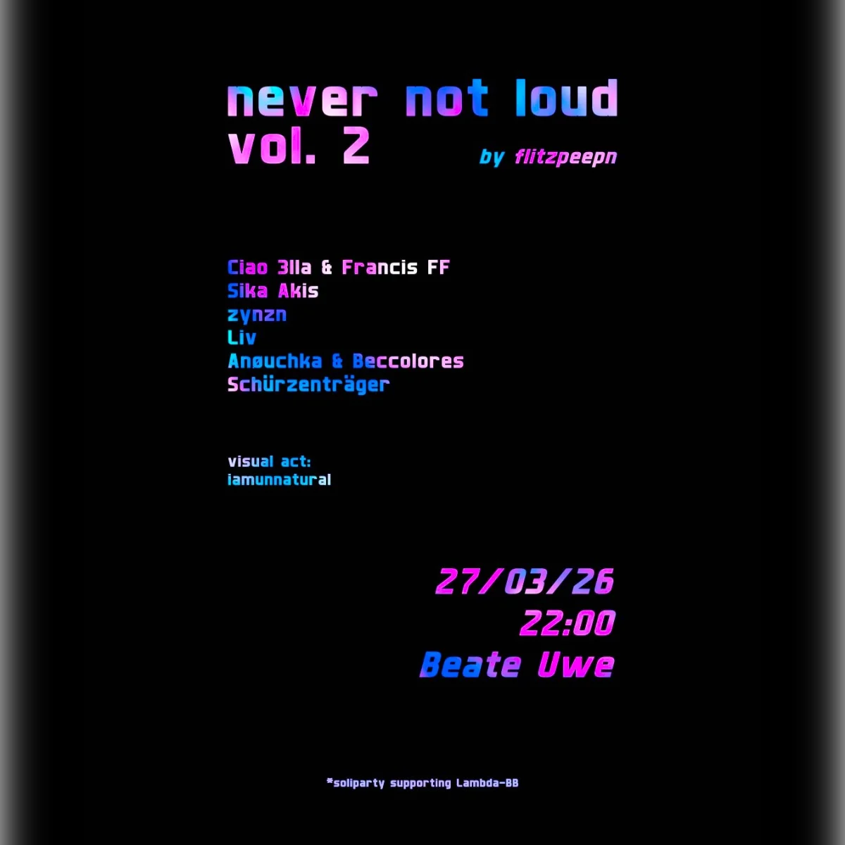 never not loud vol. 2