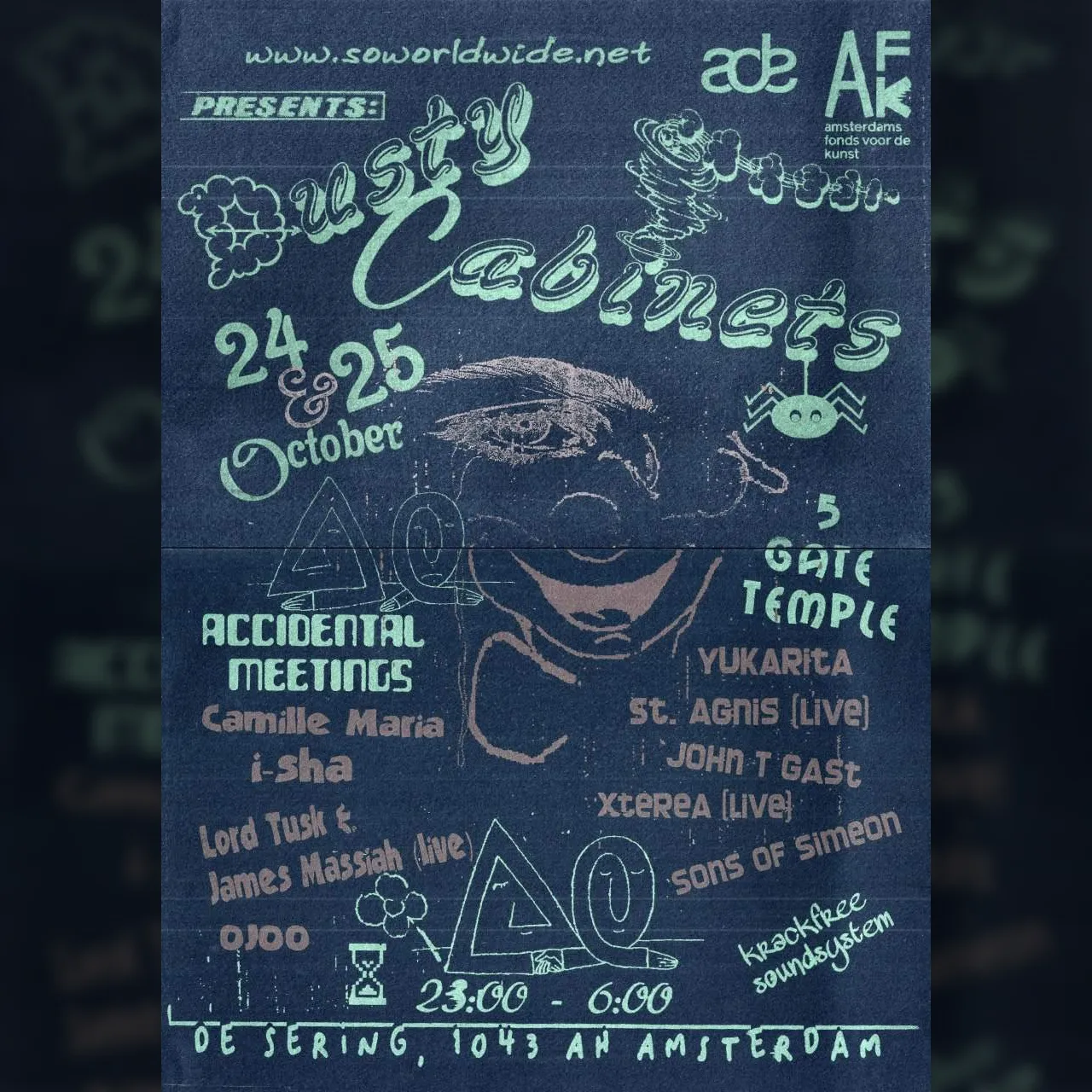 Dusty Cabinets X 5 GATE TEMPLE