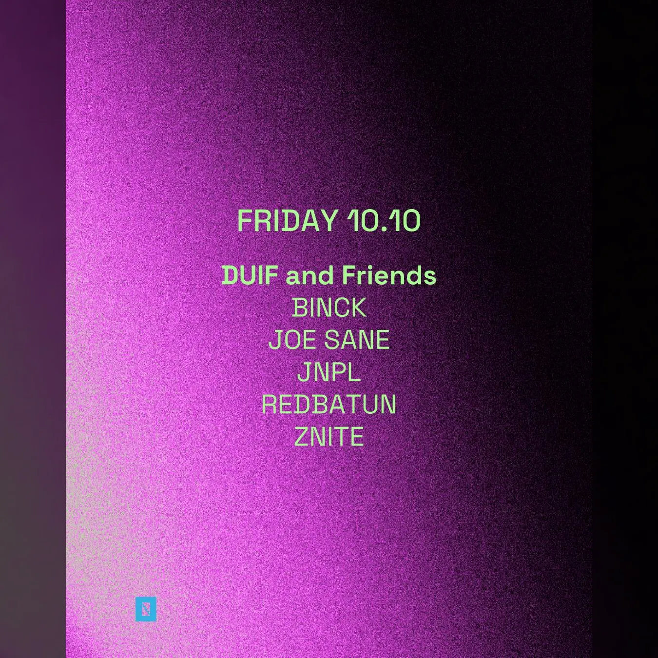 TOFFLER PRESENTS DUIF AND FRIENDS