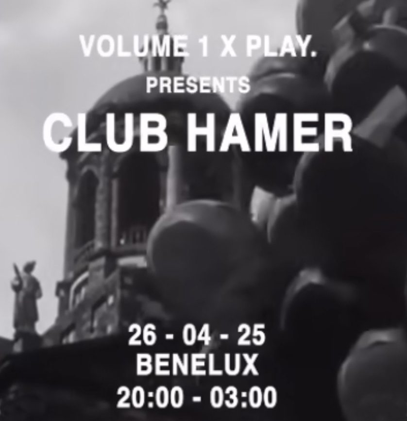 KONINGSDAG W/ VOLUME1 X P.L.A.Y.