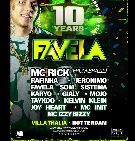 FAVELA INVITES: MC RICK 