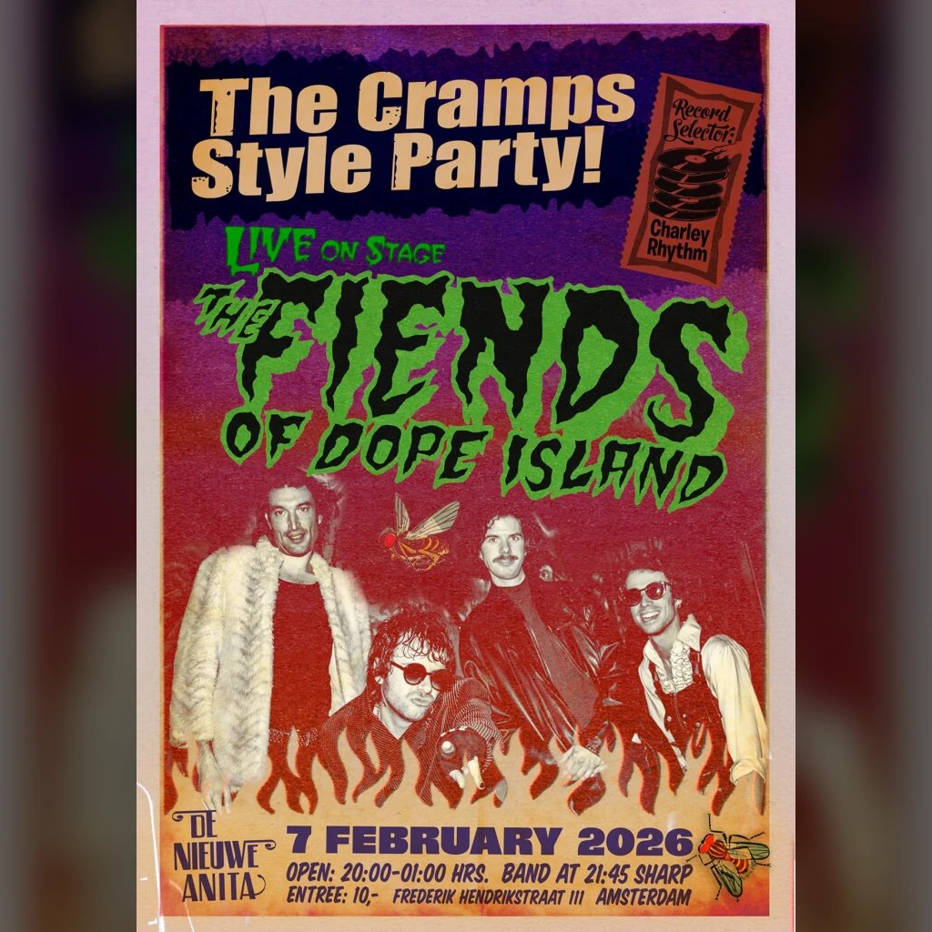 Cramps Tribute Night! live: THE FIENDS OF DOPE ISLAND