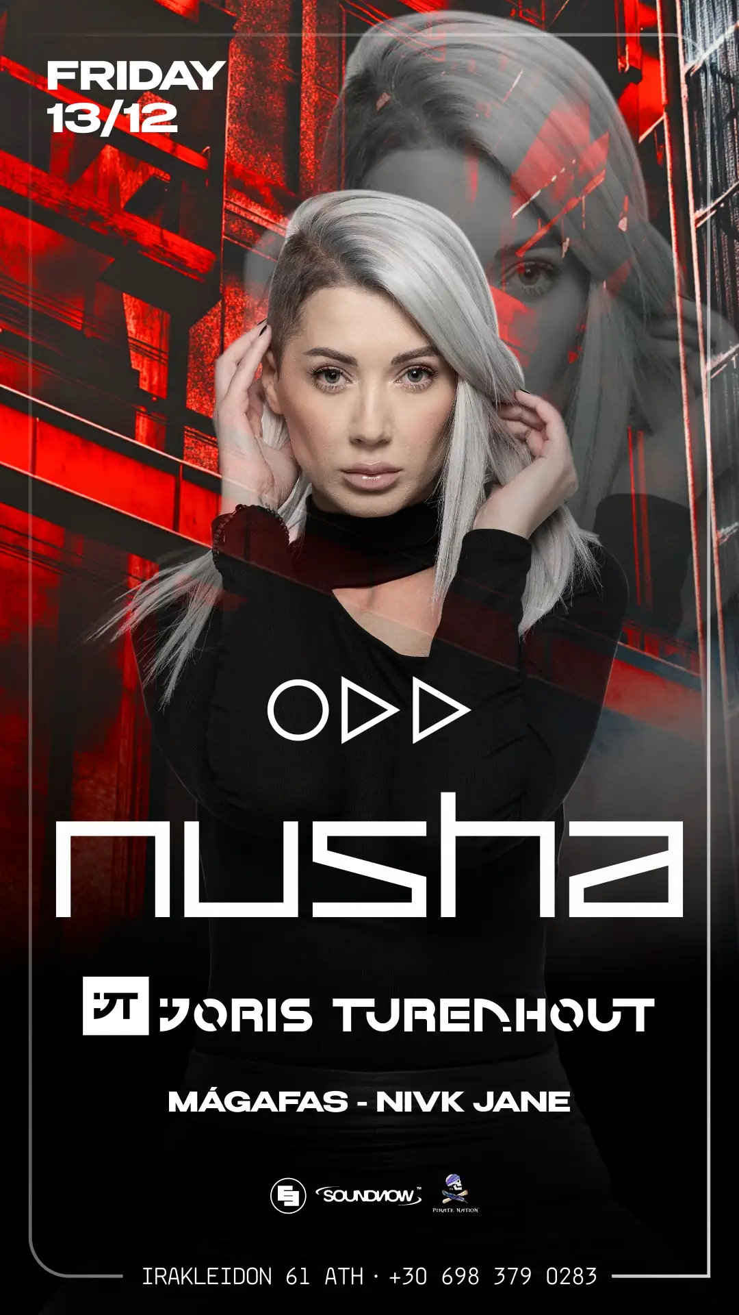 Exilium x SoundNow x Pirate Nation pres. Nusha & Joris Turenhout