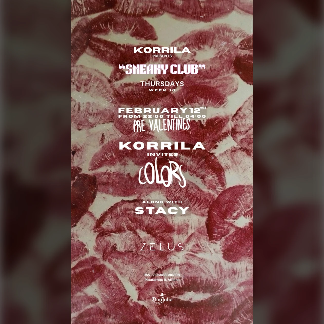 Sneaky Club Pre Valentines