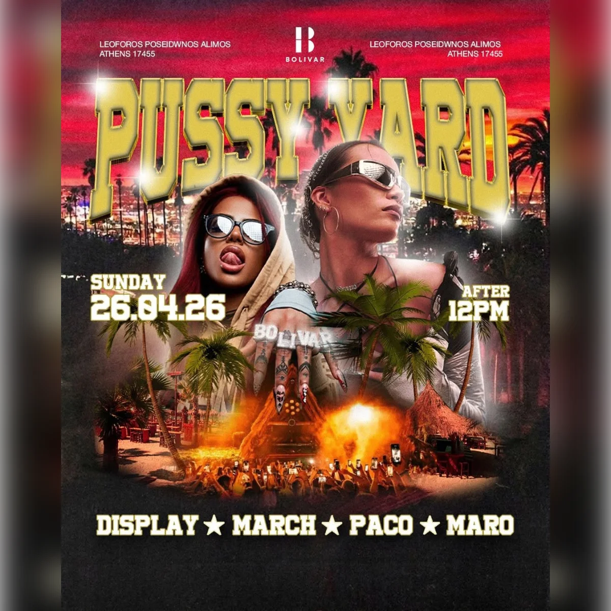 Season opening Pussy Yard