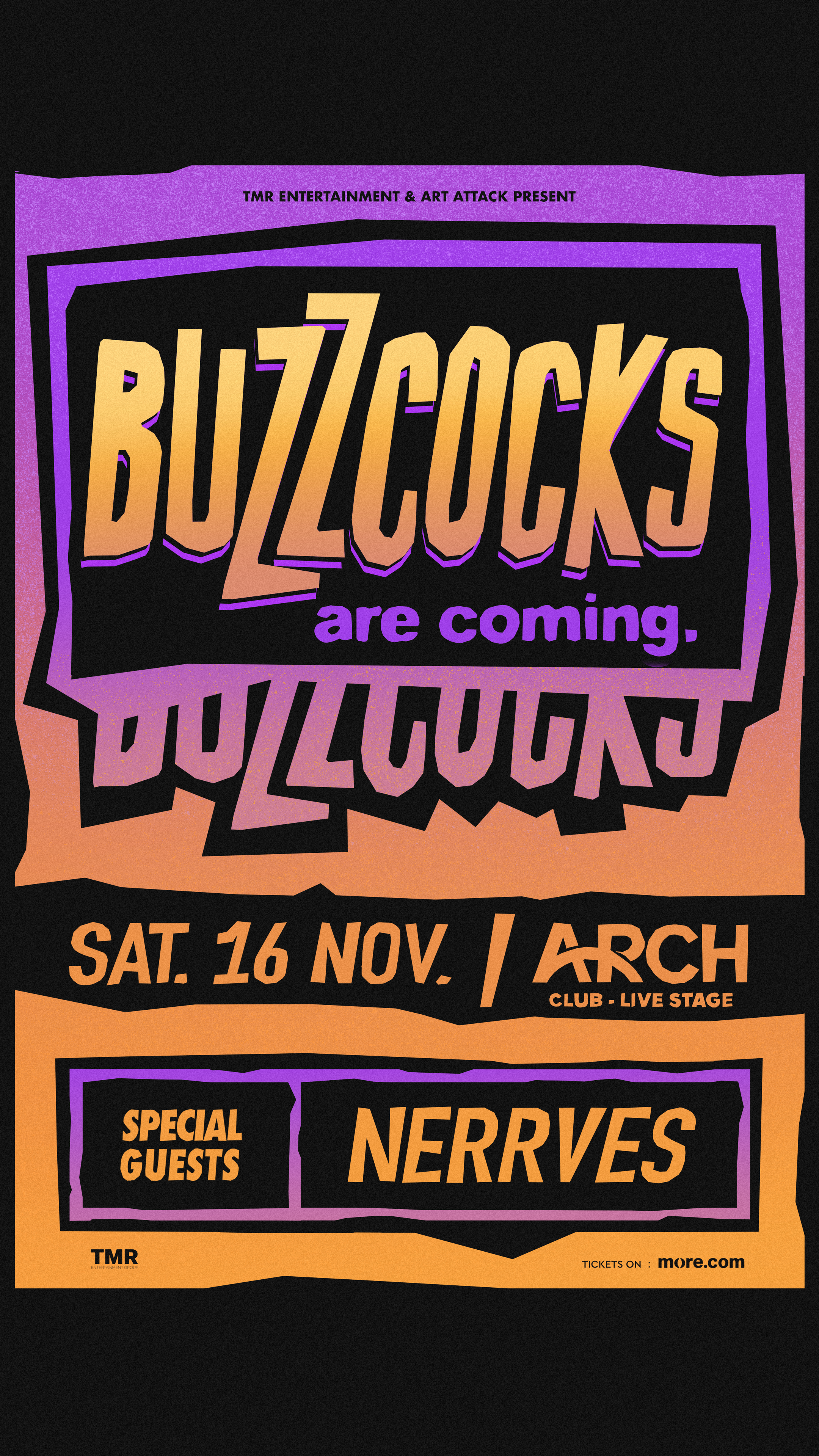 BUZZCOCKS (UK) LIVE IN ATHENS - 16.11 - ARCH