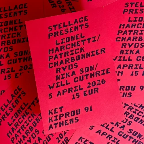 Stellage presents: De l’Angle Mort / RVDS / Nika Son & Will Guthrie